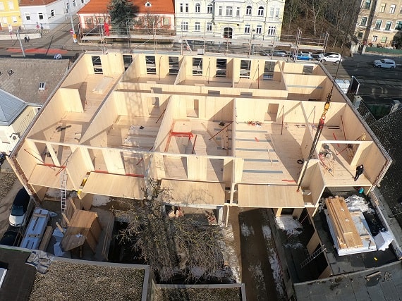 Baustelle massivholzplatten